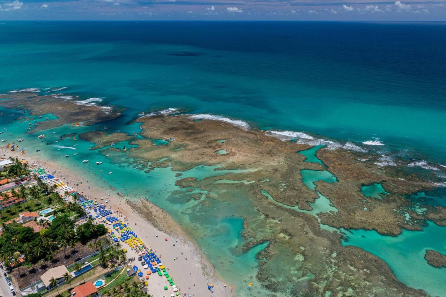 Studio Em Porto De Galinhas - Vista P Piscina ภายนอก รูปภาพ